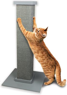 Show full view: SmartCat The Ultimate 32-in Sisal Cat Scratching Post, Gray slide 4 of 9