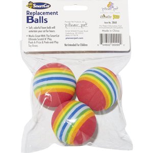 SmartCat Toy Box Balls, Color Varies, 3 Pack