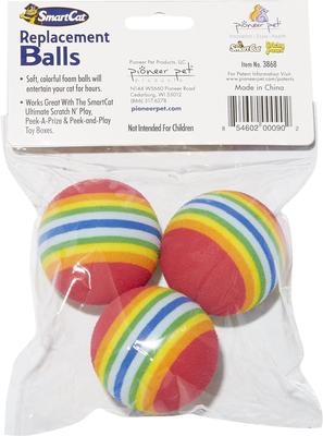 Show full view: SmartCat Toy Box Balls, Color Varies, 3 Pack slide 4 of 9