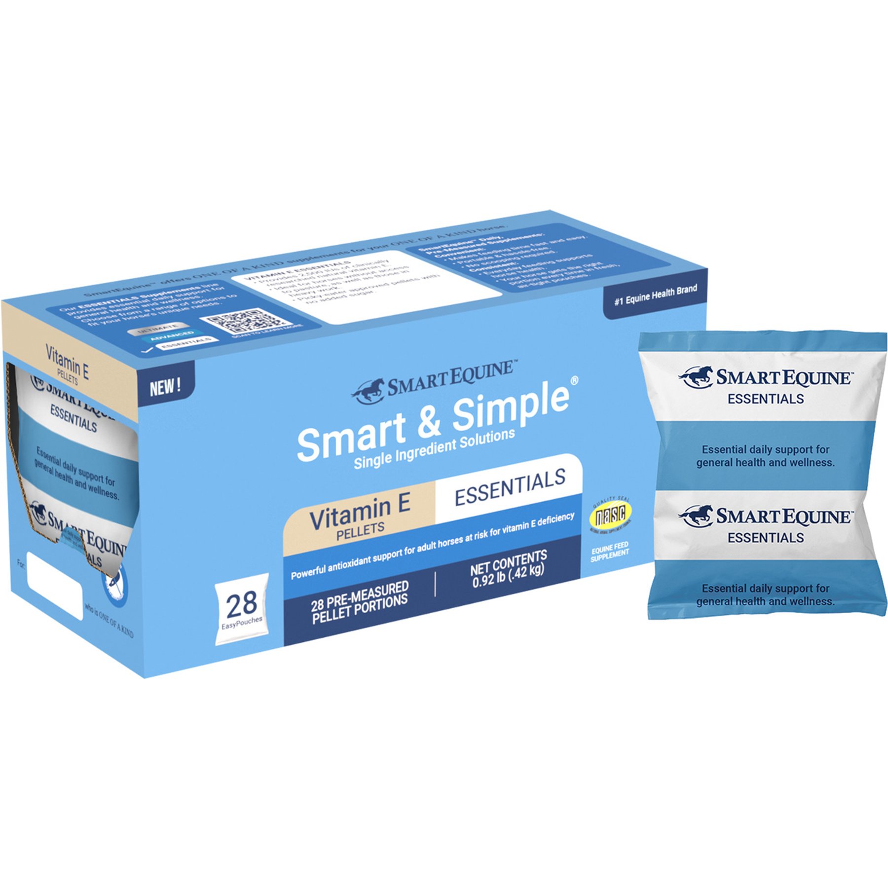 SmartPak Smart & Simple EasyPouch Vitamin E Pellets for Horses