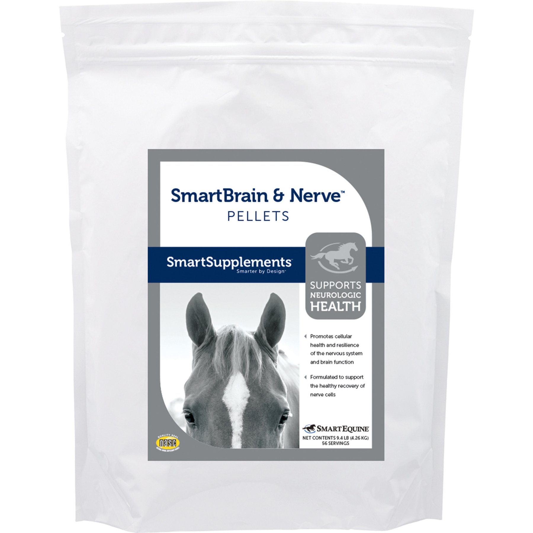 SmartPak SmartBrain & Nerve Pellets Vitamins for Horses, 9.4-lb bag