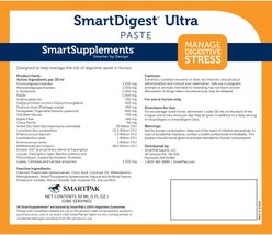 SmartEquine SmartSupplements SmartDigest Ultra Paste Horse Digestive Aid Supplement, 1 count slide 2 of 2