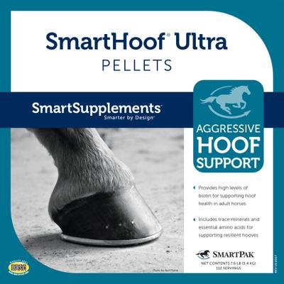 Show full view: SmartEquine SmartSupplements SmartHoof Ultra Pellet Horse Hoof Care Supplement, 7.6-lb bag slide 2 of 4