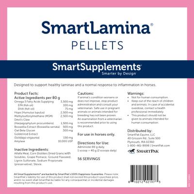 Show full view: SmartEquine SmartSupplements SmartLamina Pellet Horse Hoof Care Supplement, 10-lb bag slide 2 of 4