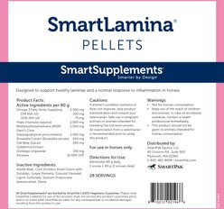 SmartEquine SmartSupplements SmartLamina Pellet Horse Hoof Care Supplement, 5-lb bag slide 2 of 3