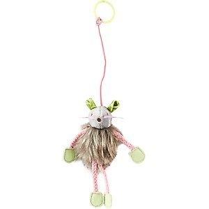 SmartyKat Bouncy Mouse Interactive Teaser Cat Toy, Color Varies