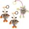 Show in main carousel: SmartyKat Bouncy Mouse Plush Dangler Catnip Cat Toy, Orange & Gray, Small, 3 count slide 1 of 5