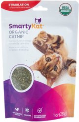 SmartyKat USDA Certified Organic Catnip Cat Attractant, 1-oz bag