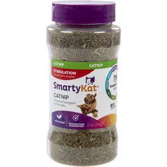 SmartyKat USDA Certified Organic Catnip Cat Attractant, 2-oz jar