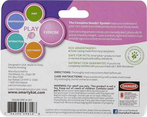 Show full view: SmartyKat Feline Flash Laser Pointer Cat Toy slide 4 of 8