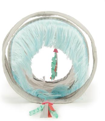 Show full view: SmartyKat Fringe Frenzy Cat Activity Tunnel slide 3 of 11