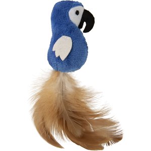 SmartyKat Instincts Chatty Chirp Plush HappyNip Silvervine & Catnip Bird Electronic Sound Cat Toy