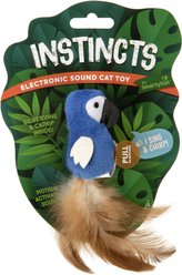 SmartyKat Instincts Chatty Chirp Plush HappyNip Silvervine & Catnip Bird Electronic Sound Cat Toy slide 2 of 7
