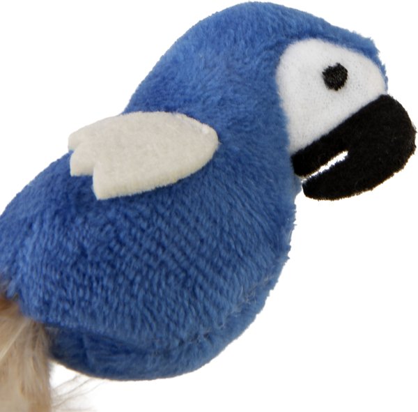 Show full view: SmartyKat Instincts Chatty Chirp Plush HappyNip Silvervine & Catnip Bird Electronic Sound Cat Toy slide 7 of 8