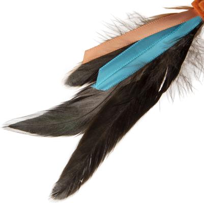 Show full view: SmartyKat Instincts Crazy Coil Springy Cat Toy with Fringe & Detachable Feather Cat Toy slide 4 of 7