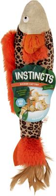 Show full view: SmartyKat Instincts Fin Frenzy Crinkle Plush Kicker with HappyNip Silvervine & Catnip Cat Toy slide 2 of 8