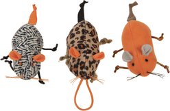 SmartyKat Instincts Safari Sneakers HappyNip Silvervine & Catnip Plush Cat Toys & Launcher Cat Toy, 3-pack & 1 count