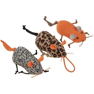 SmartyKat Instincts Safari Sneakers HappyNip Silvervine & Catnip Plush Cat Toys & Launcher Cat Toy, 3-pack & 1 count