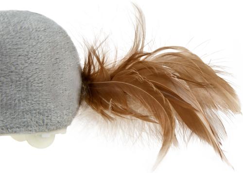 Show full view: SmartyKat Instincts Scamper Mouse Soft Plush Battery-Powered Electronic Motion Cat Toy slide 4 of 8