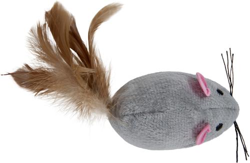 Show full view: SmartyKat Instincts Scamper Mouse Soft Plush Battery-Powered Electronic Motion Cat Toy slide 7 of 8