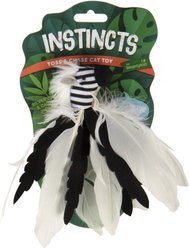 SmartyKat Instincts Zingy Zebra Feathered Toss & Chase with HappyNip Silvervine & Catnip Cat Toy slide 2 of 7