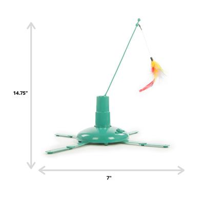 Show full view: SmartyKat Loco Motion Electronic Motion Teaser Wand Cat Toy, Blue slide 2 of 9