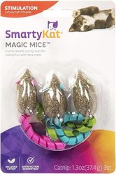 SmartyKat Magic Mice Catnip Cat Toys, 3 count