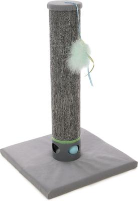 Show full view: SmartyKat Playful Post Carpet Cat Scratching Post with Track Toy Base slide 3 of 9