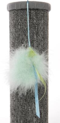 Show full view: SmartyKat Playful Post Carpet Cat Scratching Post with Track Toy Base slide 4 of 9