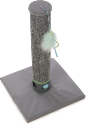 Show full view: SmartyKat Playful Post Carpet Cat Scratching Post with Track Toy Base slide 7 of 9