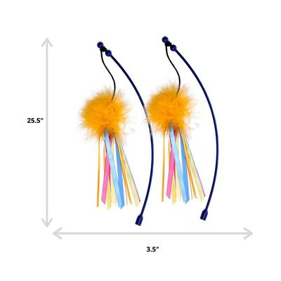 Show full view: SmartyKat Scratch N Spin Replacement Wand Cat Toy slide 2 of 4