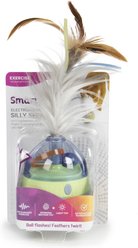 SmartyKat Silly Spinner Electronic Motion & Light Cat Toy, Blue, Large