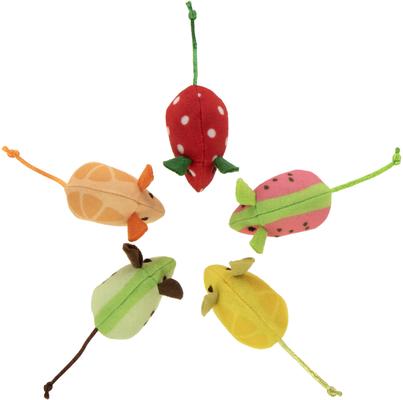 Show full view: SmartyKat Skitter Slices Plush Cat Toy with Catnip, 5 count slide 5 of 9