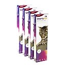 SmartyKat Super Scratcher Single Wide Corrugated Cat Scratcher with Infused Catnip, 4 count