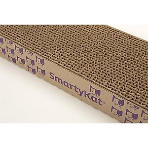 SmartyKat Super Scratcher with Catnip Cat Scratcher, Single
