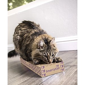 SmartyKat Super Scratcher with Catnip Cat Scratcher, Single