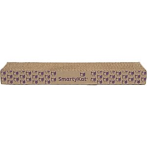 SmartyKat Super Scratcher with Catnip Cat Scratcher, Single