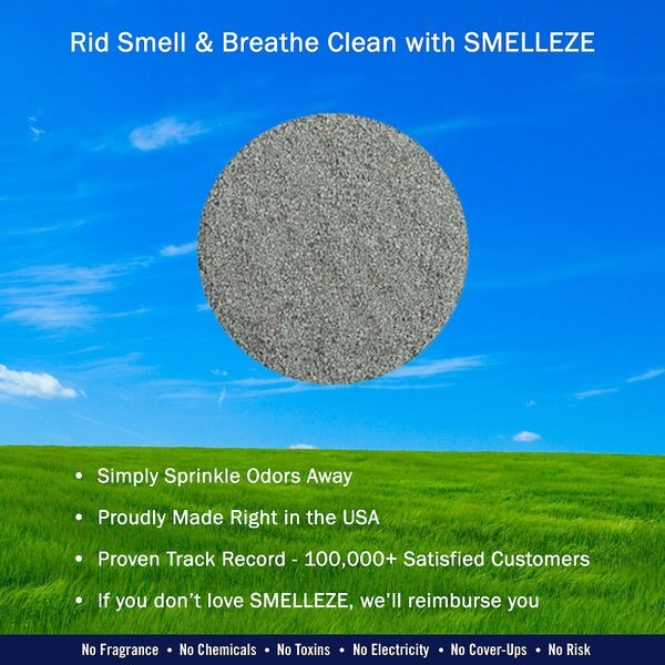 Smelleze Natural Chicken Coop Deodorizer Granules, 2-lb bottle