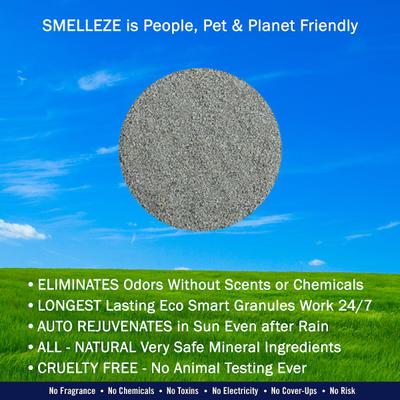 Show full view: Smelleze Natural Pet Litter Deodorizer Granules, 2-lb bottle slide 5 of 7
