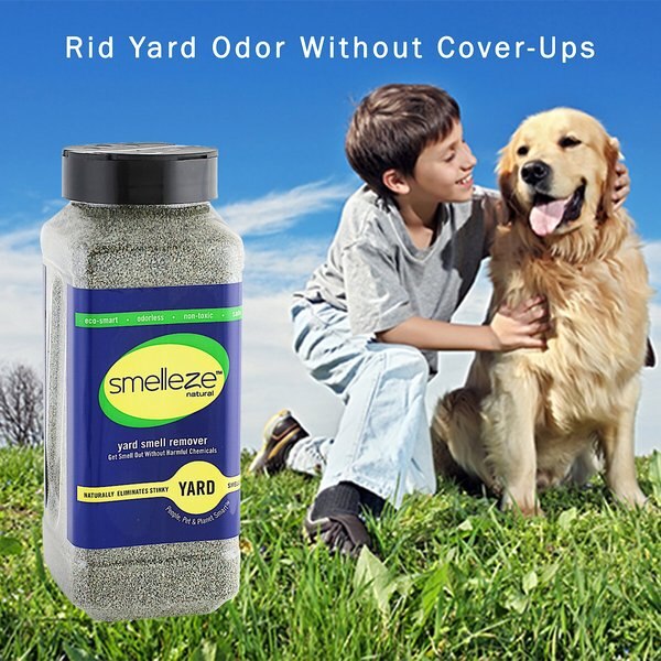 Smelleze Natural Pet Waste Odor Removal Deodorizer, 2-lb bottle