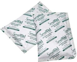 SMELLRID Reusable Activated Charcoal Odor Eliminator & Air Purifier Pads, Large, 5 count