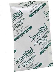 SMELLRID Reusable Activated Charcoal Odor Eliminator & Air Purifier Pads, Medium, 10 count
