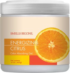 Smells Begone Energizing Citrus Odor Absorbing Solid Gel, 15-fl oz jar