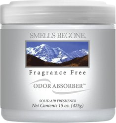 Smells Begone Fragrance Free Odor Absorbing Solid Gel, 15-fl oz jar