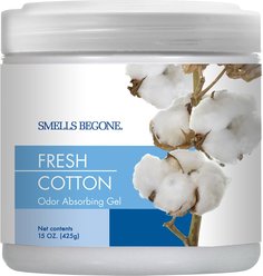 Smells Begone Fresh Cotton Odor Absorbing Solid Gel, 15-fl oz jar