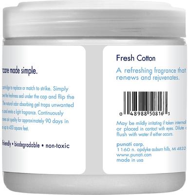 Show full view: Smells Begone Fresh Cotton Odor Absorbing Solid Gel, 15-fl oz jar slide 2 of 3