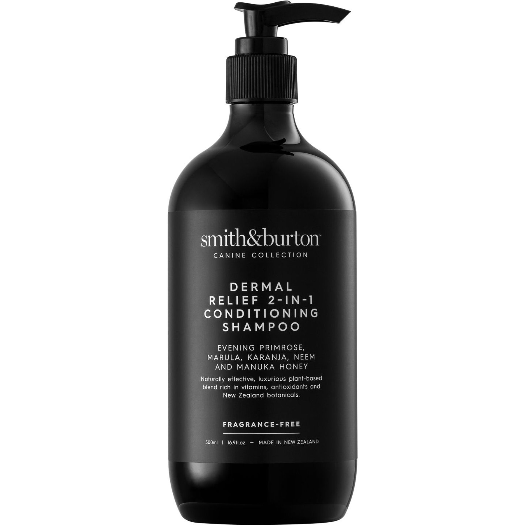 smith&burton Dermal Relief 2-IN-1 Dog & Cat Conditioning Shampoo, 16.9-fl oz bottle