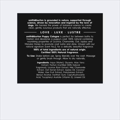 Show full view: smith&burton Puppy Cologne, Scent No.2, 4.2-fl oz bottle slide 8 of 9