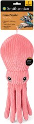 Smithsonian Stuffing-Free Crinkle Sounds & TPR Chew Zone, Interactive Long Animals Octopus Squeaky Plush Dog Toy, Medium, 2 count slide 1 of 5