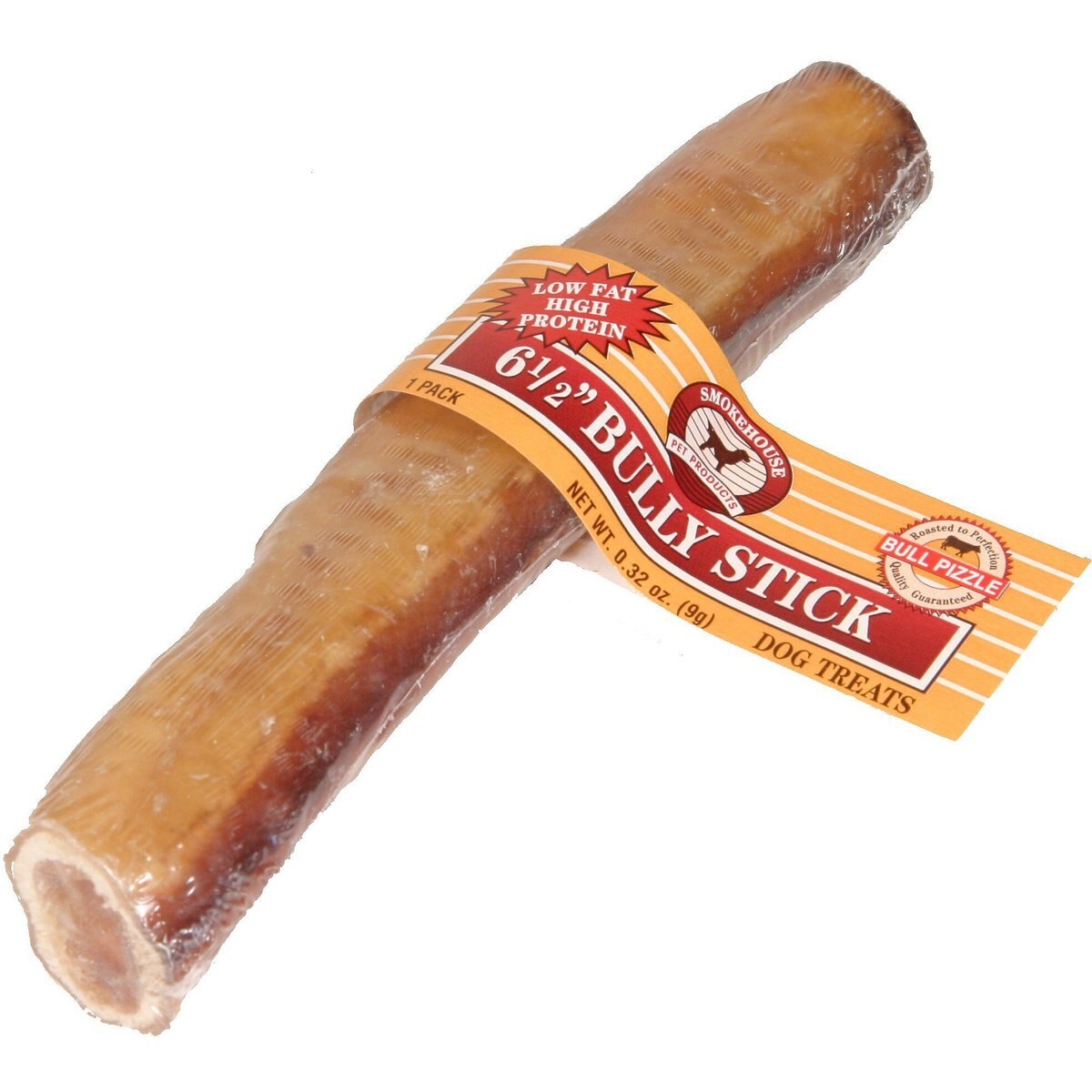 Smokehouse 6.5" Bully Sticks Dog Treats, 6.5-in chew, 1 count